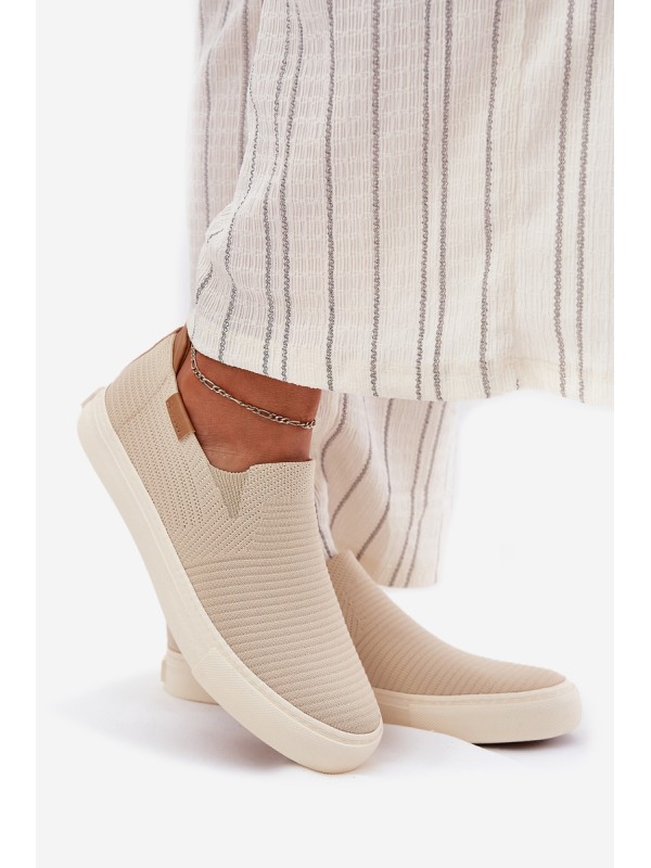 Women's Slip-On Sneakers Big Star RR274721 Beige