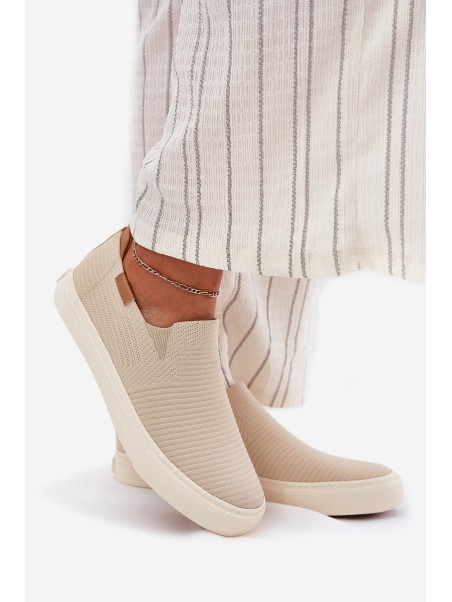 Women's Slip-On Sneakers Big Star RR274721 Beige