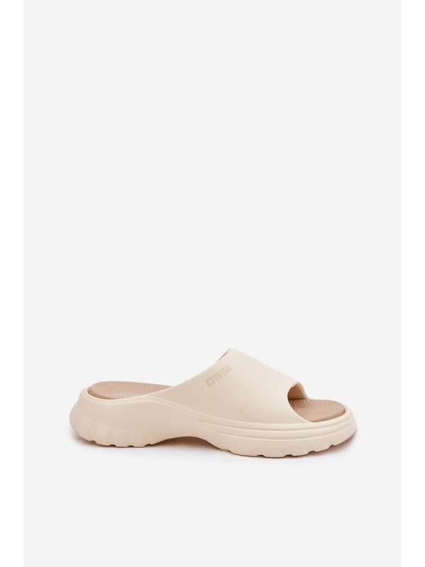 Ladies Foam Sandals Big Star RR274A579 Beige