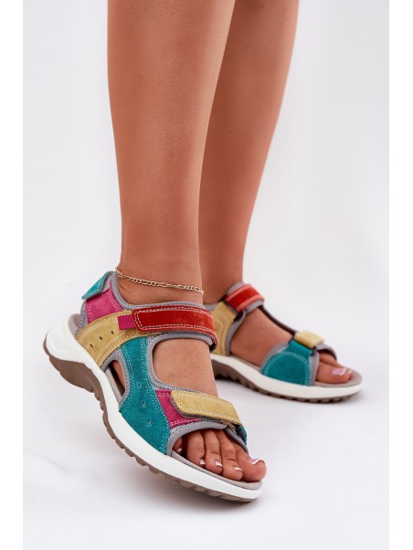 Leather Women's Sport Sandals McKeylor 95347 Multicolor