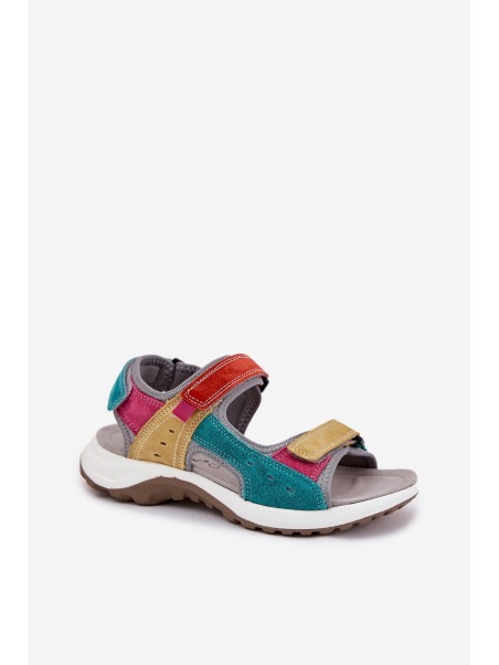 Leather Women's Sport Sandals McKeylor 95347 Multicolor