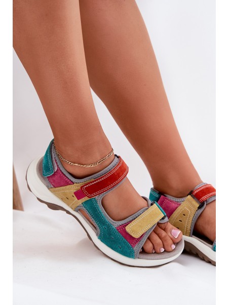 Leather Women's Sport Sandals McKeylor 95347 Multicolor