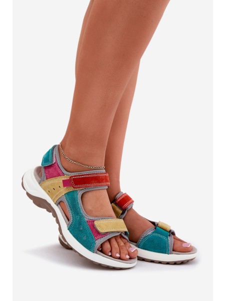 Leather Women's Sport Sandals McKeylor 95347 Multicolor