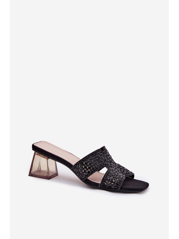 Women's Heeled Sandals Vinceza 62230 Black