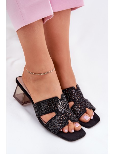 Women's Heeled Sandals Vinceza 62230 Black
