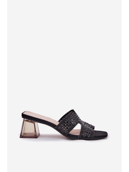 Women's Heeled Sandals Vinceza 62230 Black