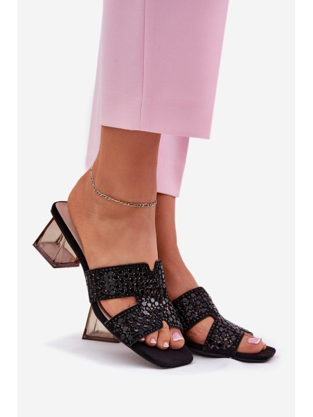 Women's Heeled Sandals Vinceza 62230 Black