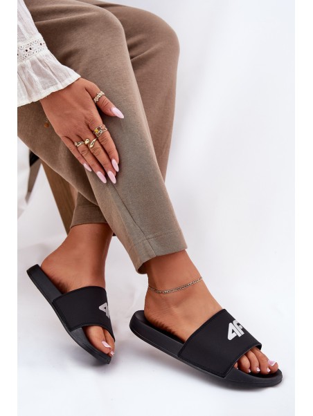 Ladies Slippers 4F Black 4FRMM00FSLIF010-20S
