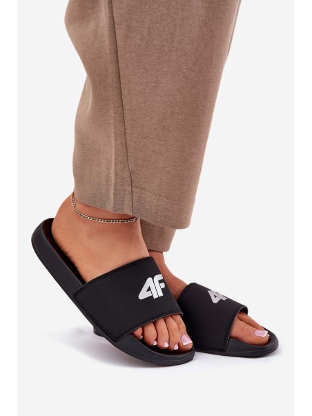 Ladies Slippers 4F Black 4FRMM00FSLIF010-20S