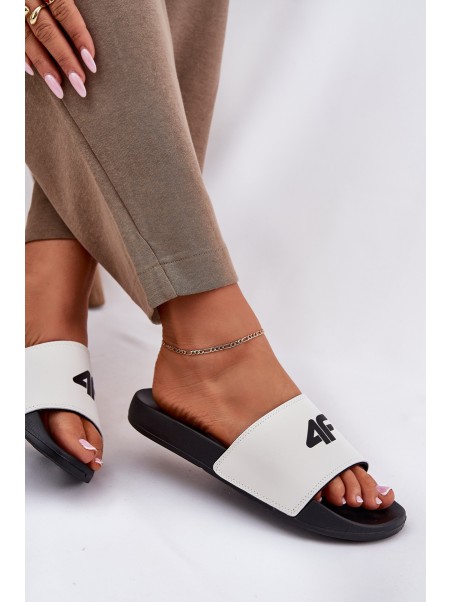 Women's Slippers 4F 4FRMM00FSLIF010-10S White