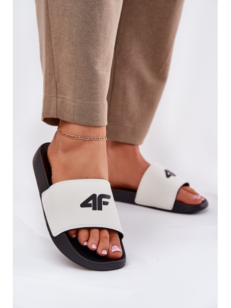 Women's Slippers 4F 4FRMM00FSLIF010-10S White
