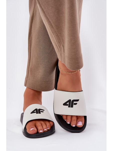 Women's Slippers 4F 4FRMM00FSLIF010-10S White