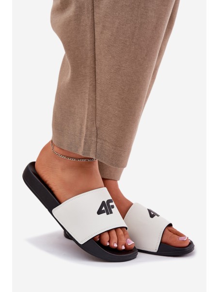 Women's Slippers 4F 4FRMM00FSLIF010-10S White