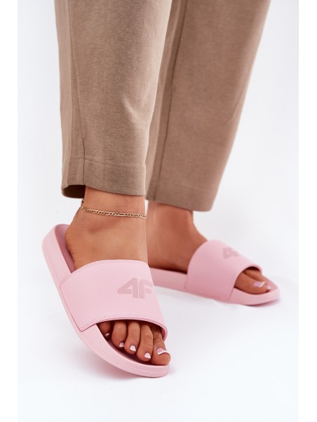 Ladies Slippers 4F 4FRMM00FSLIF010-56S Pink