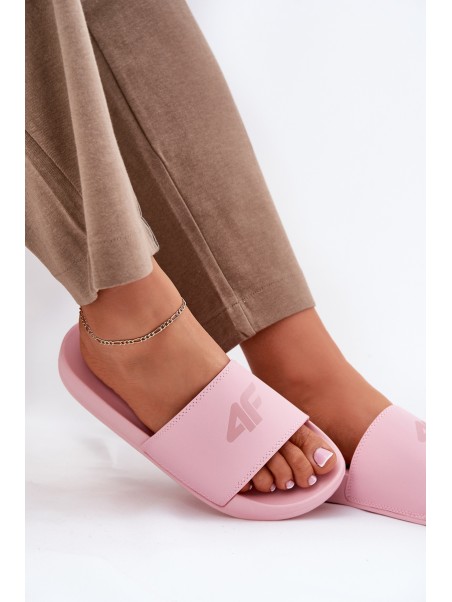 Ladies Slippers 4F 4FRMM00FSLIF010-56S Pink