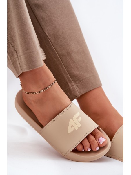 Women's Slippers 4F 4FRMM00FSLIF010-83S Beige