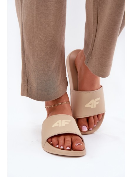 Women's Slippers 4F 4FRMM00FSLIF010-83S Beige