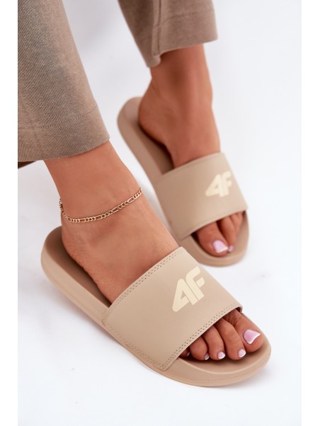 Women's Slippers 4F 4FRMM00FSLIF010-83S Beige