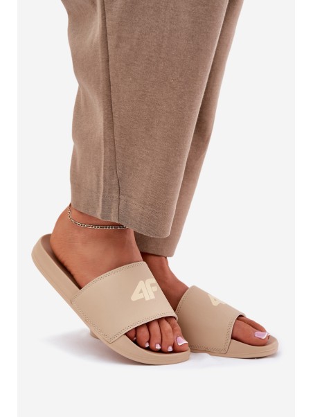 Women's Slippers 4F 4FRMM00FSLIF010-83S Beige