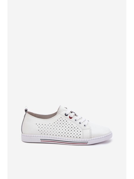 Leather Women's Shoes S.Barski LR51-587 White