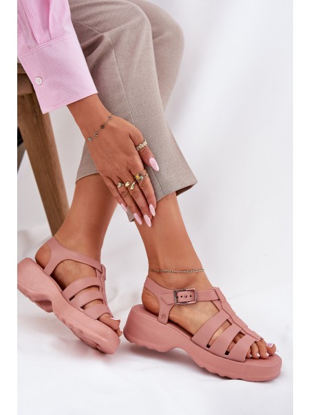 Scented Women's Sandals ZAXY NN285038 Dirty Pink