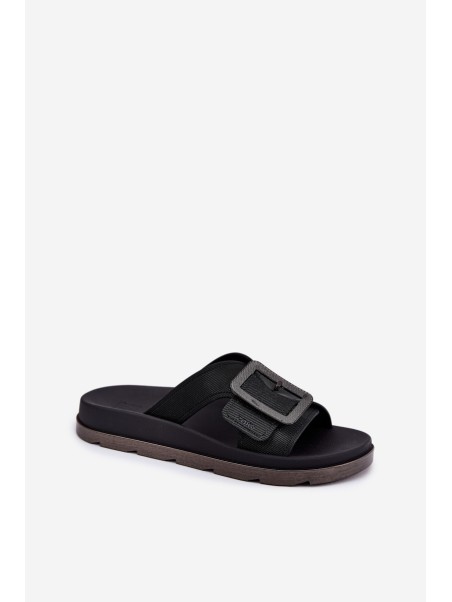 Fragrant Ladies Slippers With Decorative Buckle Black ZAXY RR285078