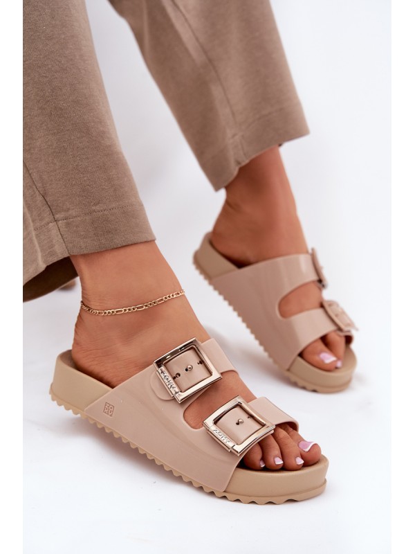 Women's Smooth Scented Slippers ZAXY Beige NN285092