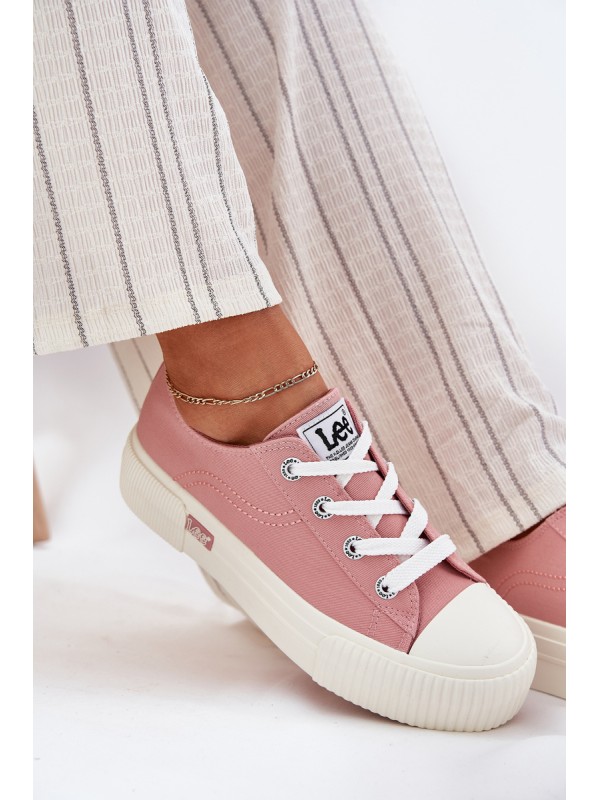 Moteriški rožiniai platforminiai sportbačiai LEE ISLA C WOMEN LOW 50251001