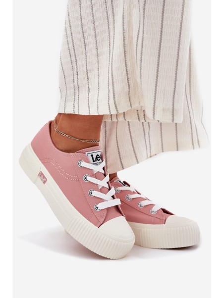 Moteriški rožiniai platforminiai sportbačiai LEE ISLA C WOMEN LOW 50251001