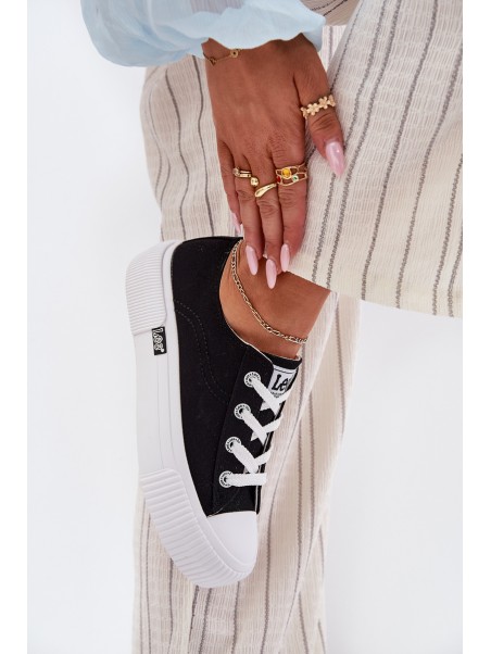 Women's Platform Sneakers Black LEE ISLA C WOMEN LOW 50251001