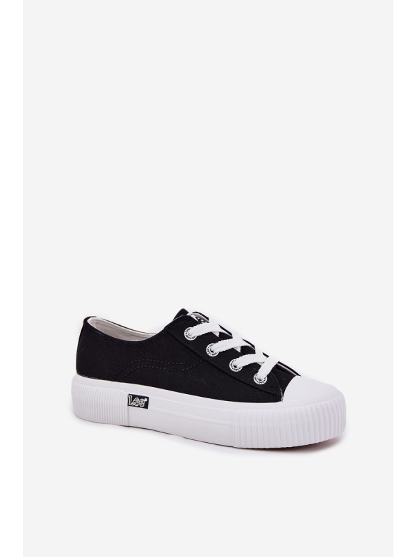 Moteriški platforminiai sportbačiai juodi LEE ISLA C WOMEN LOW 50251001