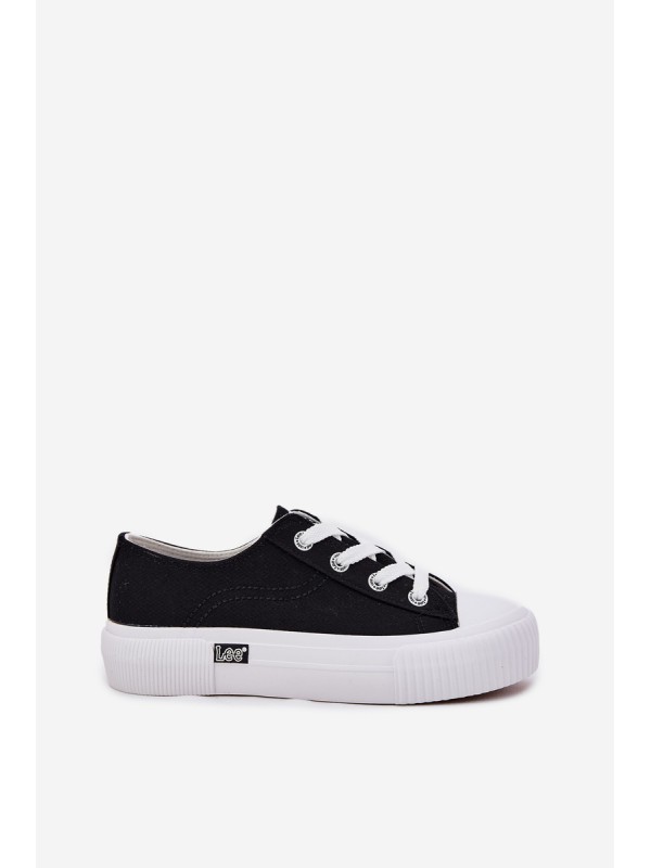 Moteriški platforminiai sportbačiai juodi LEE ISLA C WOMEN LOW 50251001