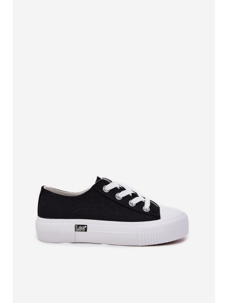 Moteriški platforminiai sportbačiai juodi LEE ISLA C WOMEN LOW 50251001
