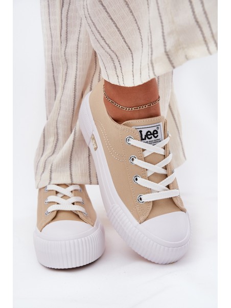 Moteriški platforminiai sportbačiai smėlio spalvos LEE ISLA C WOMEN LOW 50251001