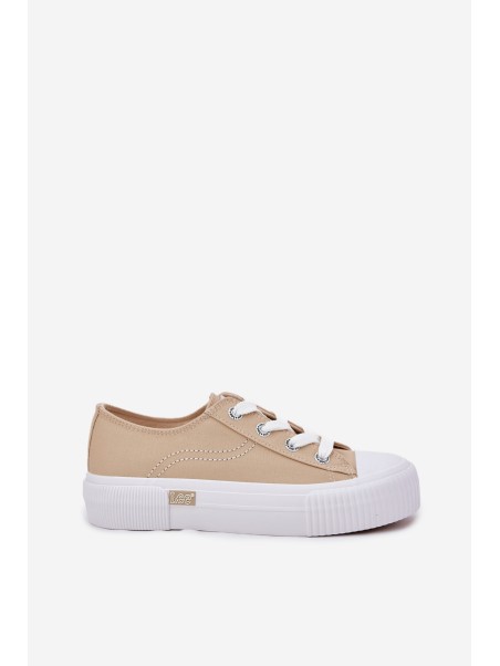 Moteriški platforminiai sportbačiai smėlio spalvos LEE ISLA C WOMEN LOW 50251001