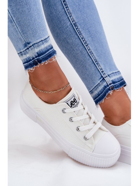 Womens Platform Sneakers White LEE ISLA C WOMEN LOW 50251001