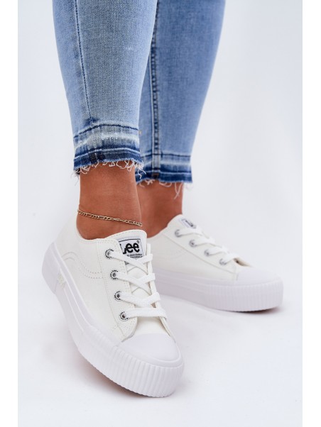 Womens Platform Sneakers White LEE ISLA C WOMEN LOW 50251001