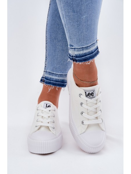 Womens Platform Sneakers White LEE ISLA C WOMEN LOW 50251001