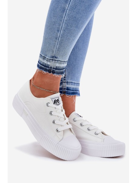 Womens Platform Sneakers White LEE ISLA C WOMEN LOW 50251001