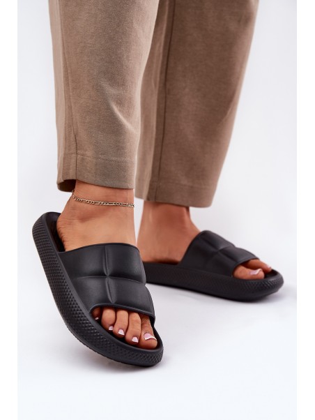 Moteriškos šlepetės su putplasčio padu LEE MAYA SLIDER WOMEN LOW 50251016 Juodos