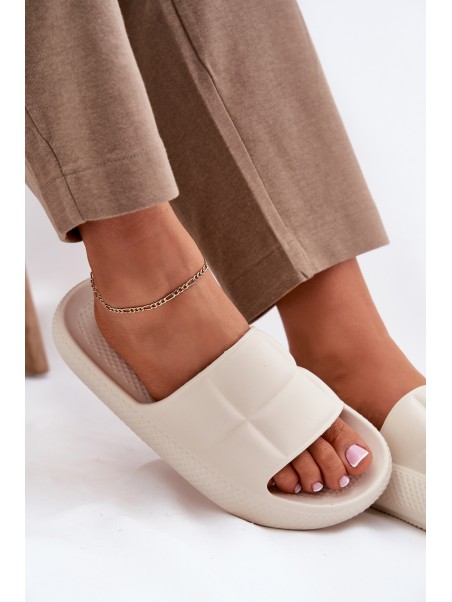 Moteriškos šlepetės su putplasčiu padu LEE MAYA SLIDER WOMEN LOW 50251016 Beige