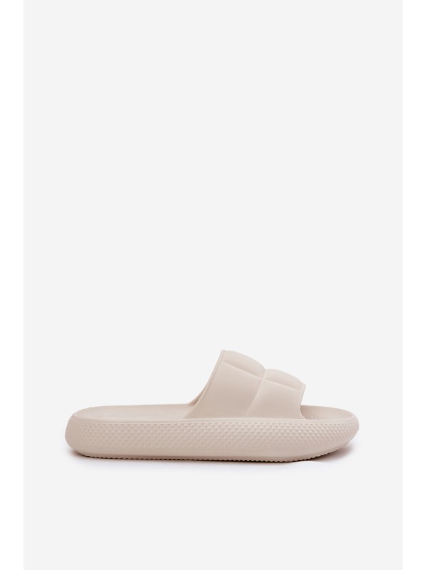 Moteriškos šlepetės su putplasčiu padu LEE MAYA SLIDER WOMEN LOW 50251016 Beige