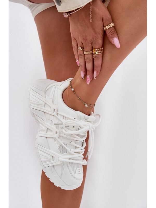 Women's Sneakers With Double Lacing White Onivetta 2