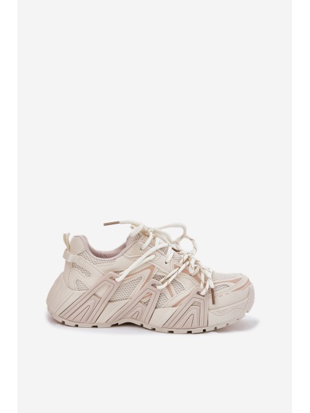 Sneakers Sports Shoes Women's Beige Tonelli