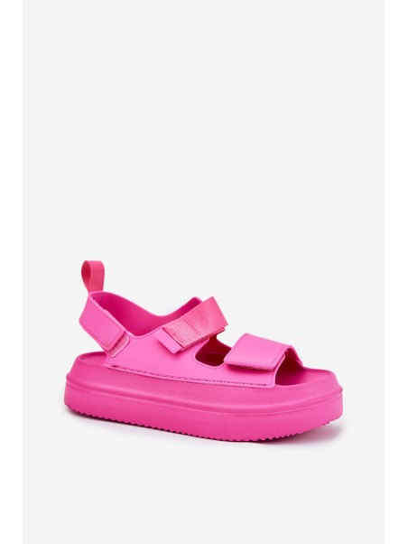 Women's Platform Sandals With Straps Fuchsia Nitepira