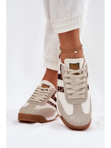 Low Women's Sneakers Leopard Beige Rulaana