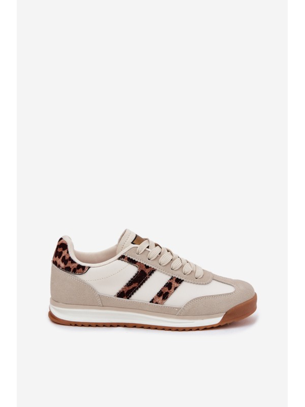 Low Women's Sneakers Leopard Beige Rulaana