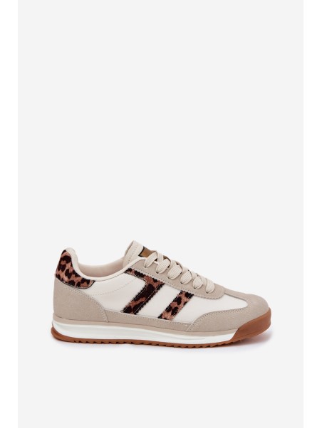 Low Women's Sneakers Leopard Beige Rulaana