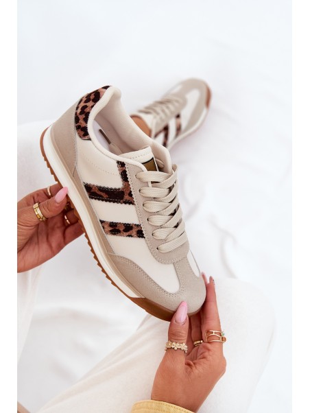 Low Women's Sneakers Leopard Beige Rulaana