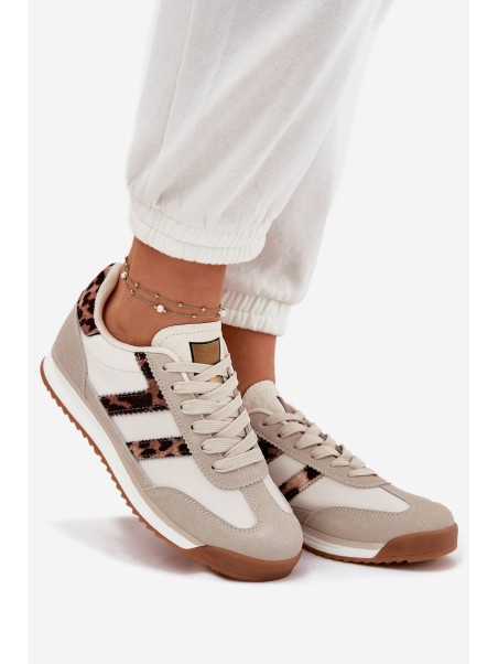Low Women's Sneakers Leopard Beige Rulaana
